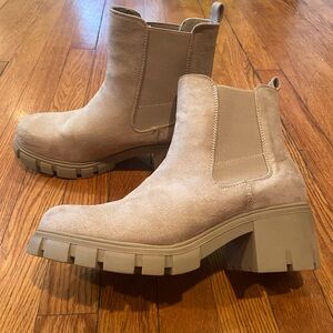 Tan Suede Ankle Boots